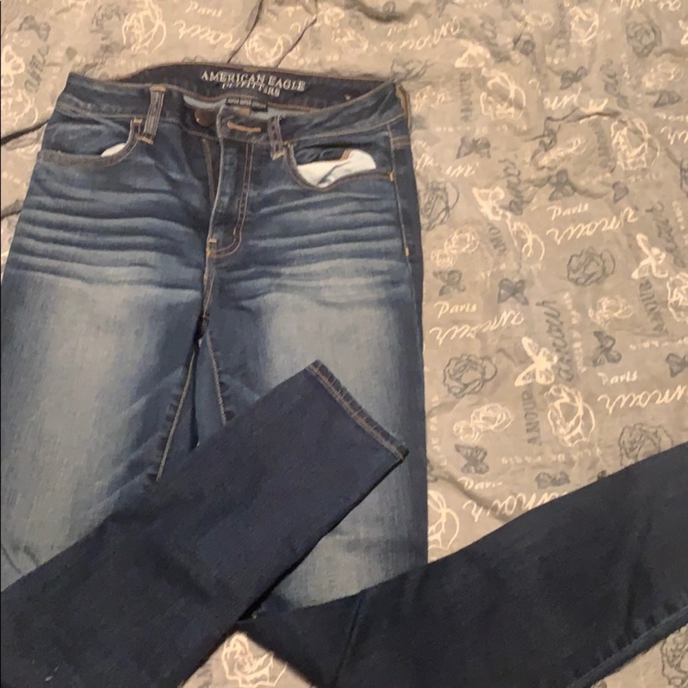 american eagle blue jeans